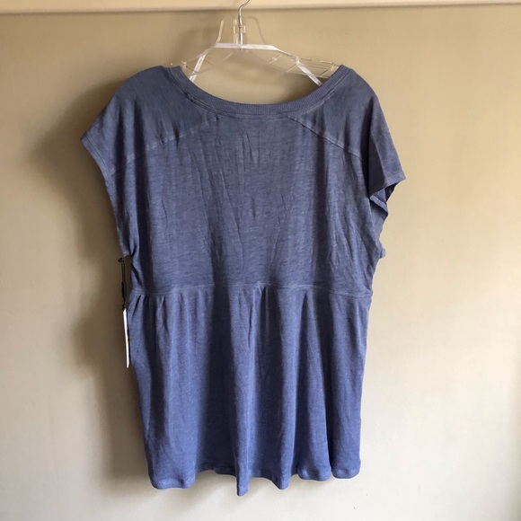NEW Calvin Klein Womens Performance Gathered-Back Top Dusk M - Picture 1 of 9